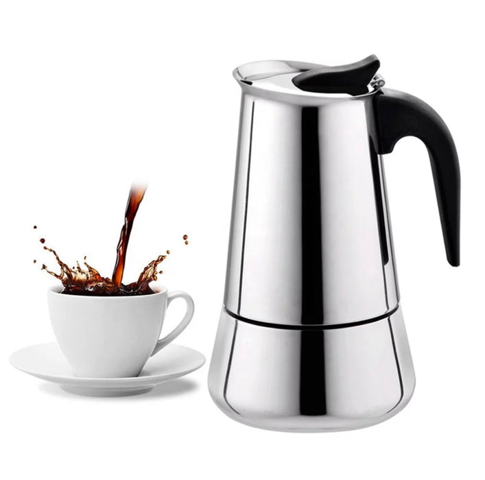 Percolator - Espressomaker - koffiezetapparaat - 12 Kops - RVS