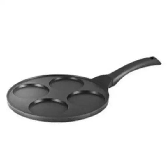 Crêpemaker - Baghrirpan - pancake 4 kop - zwart - inductie