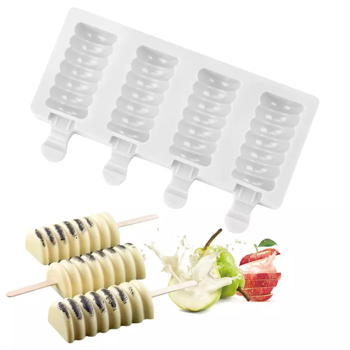 siliconen magnum mold, spiraalvormig