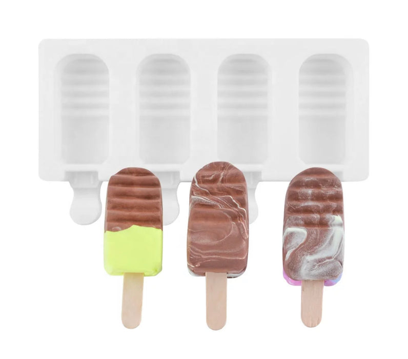 Magnum mold met 5 strepen, 4pcs