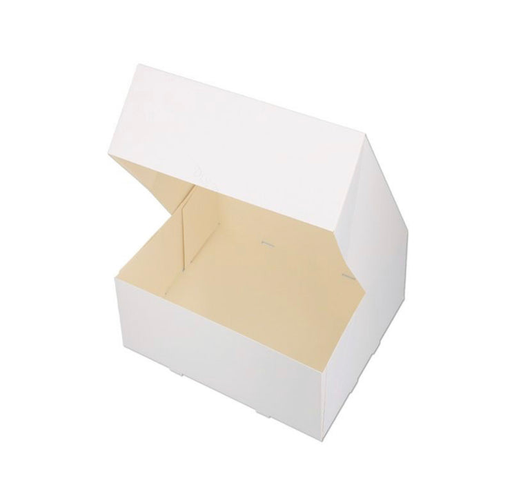 Gebaksdozen, taartdozen, duplex dozen. 25cm x 25cm x 8cm