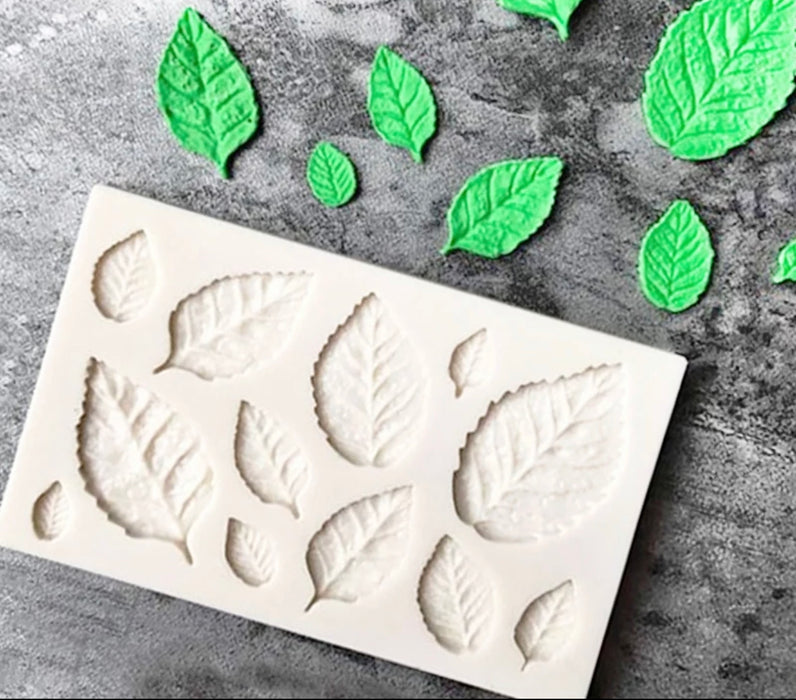 Silicone, mold blaadjes