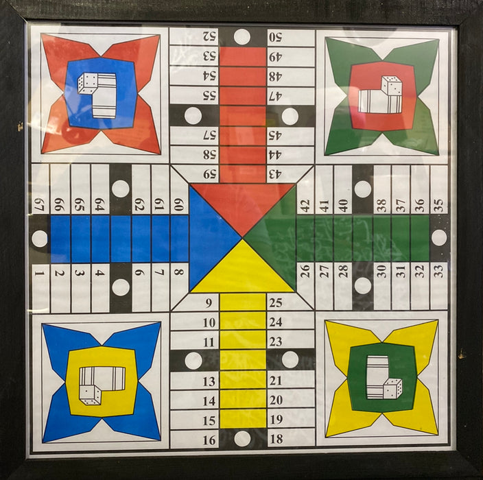 parcheesi bord ,partche 43cm/43cm