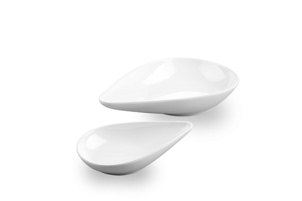 Melamine druppelschaal 15.5cm, wit
