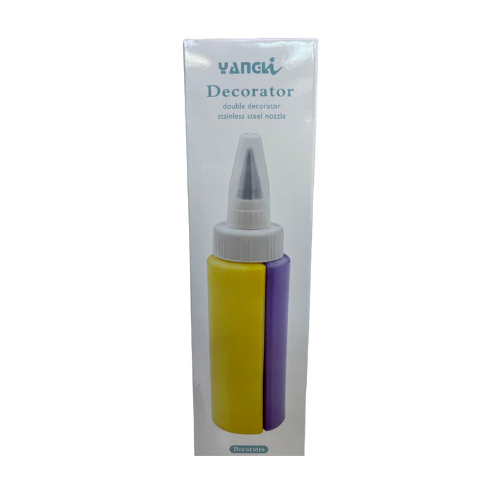 Decoratie spuit pen , taartversiering pen double