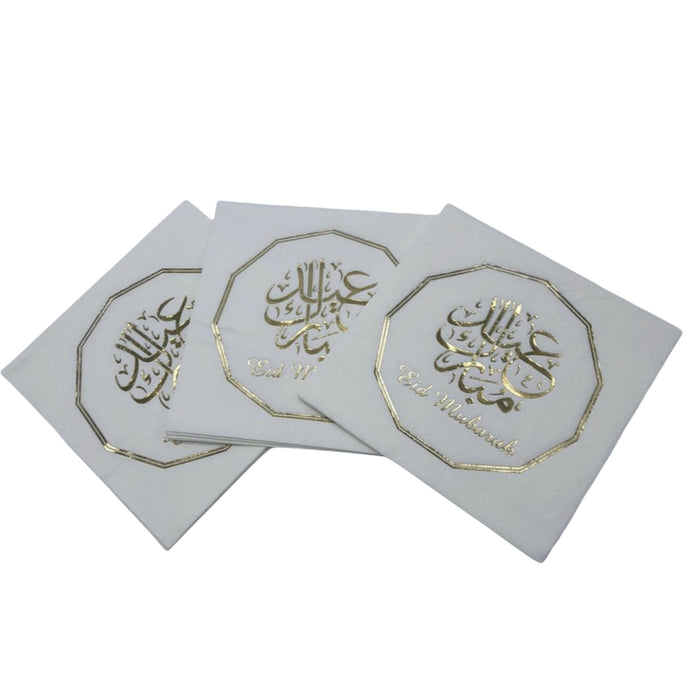 Eid mubarak servetten (12stuks)