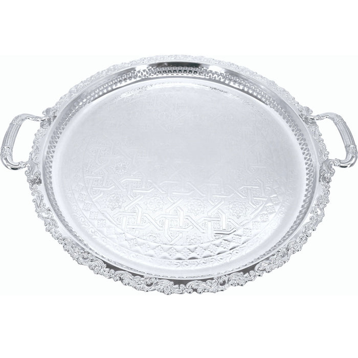 marokkaanse dienblad zilver 45cm