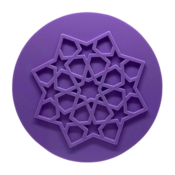 Eid mubarak stempel - ster Ø8cm