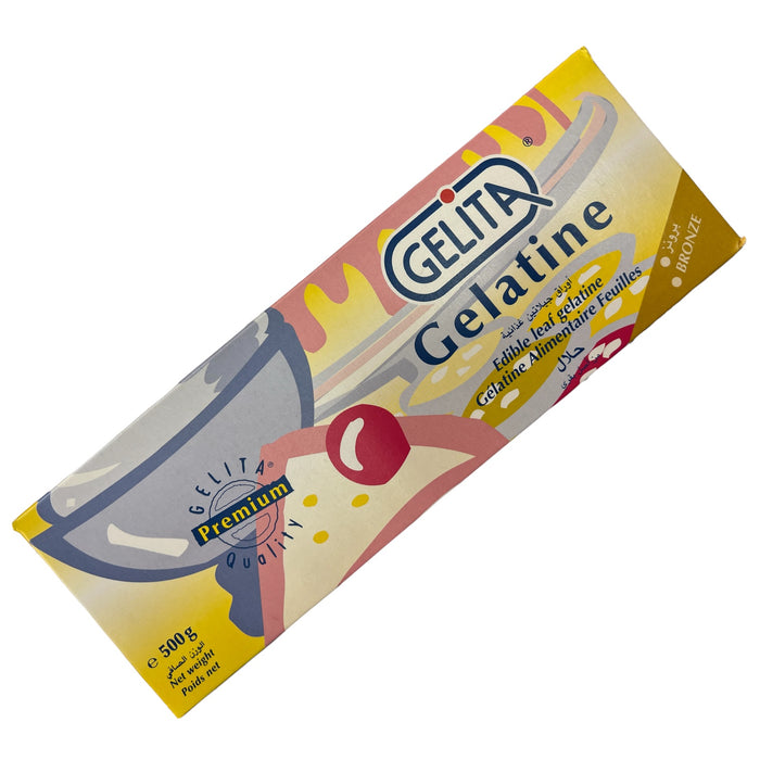 Gelatine blaadjes Halal , Rundergelatine(500g)