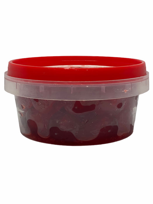 Geconfijte kersen ,Bigarreaux Rood , (100g)