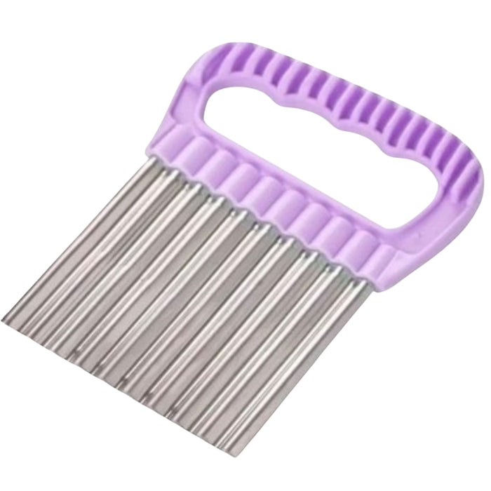 aardappelmes met Golfsnijder B:8,6cm( 1stuk)