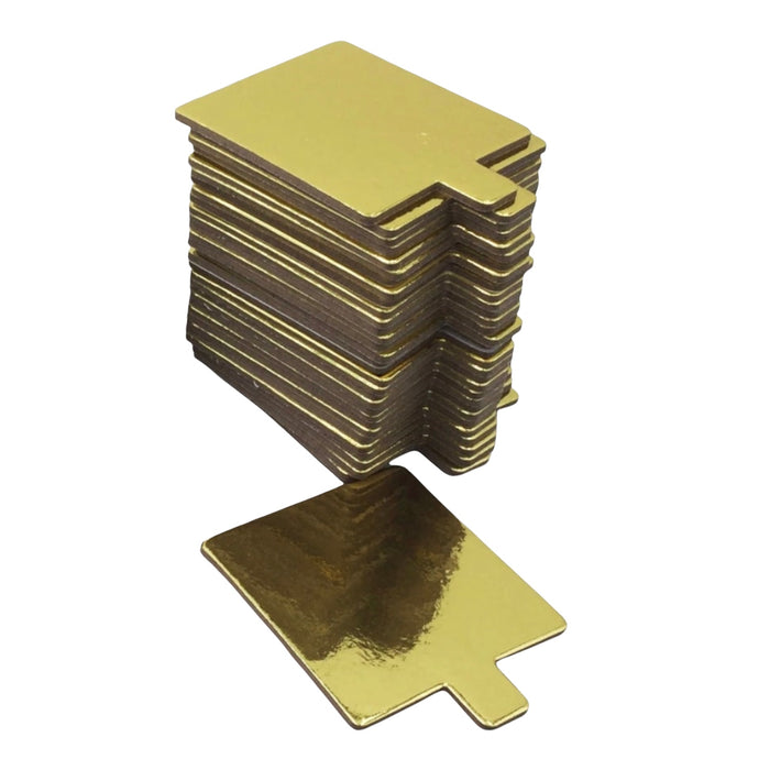 Cake, mini taart onderzetters kleine vierkant, 4cm/4,5cm 50 stuks