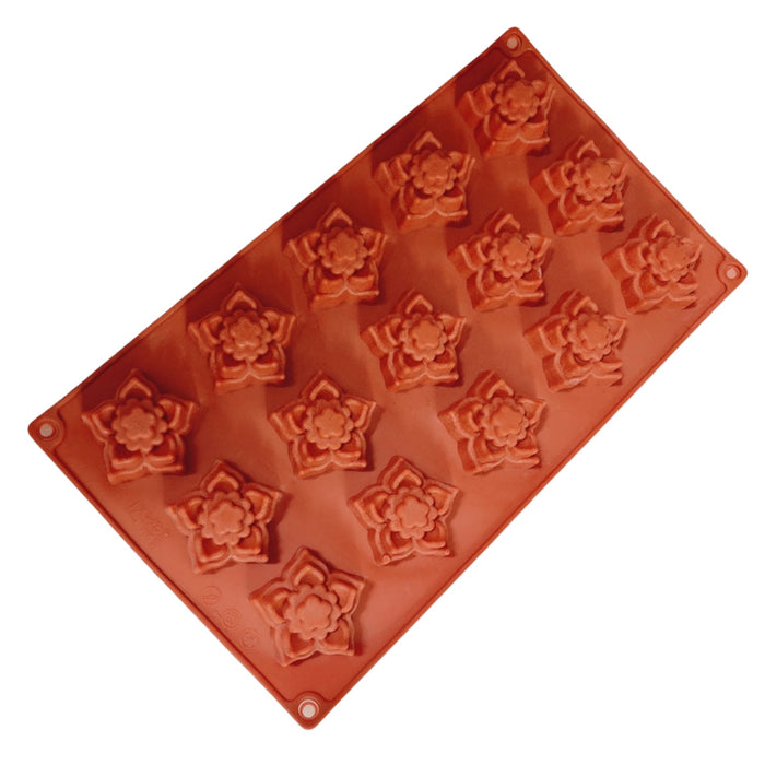 Siliconen sterbloem vorm -15