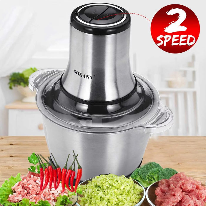 elektrische chopper inox beker /1,2L (350W)