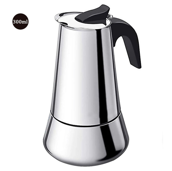 Percolator - Espressomaker - koffiezetapparaat - 4 Kops - RVS