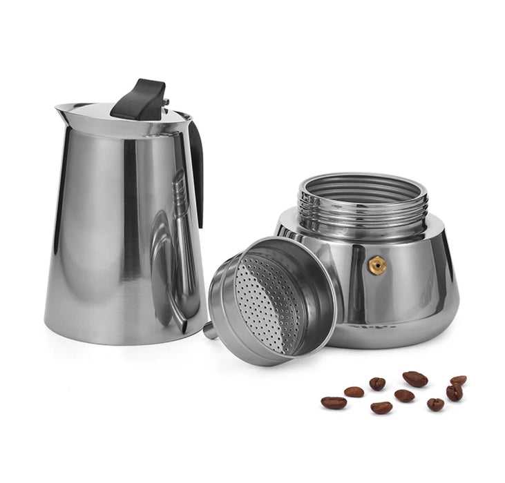 Percolator - Espressomaker - koffiezetapparaat - 9 Kops - RVS