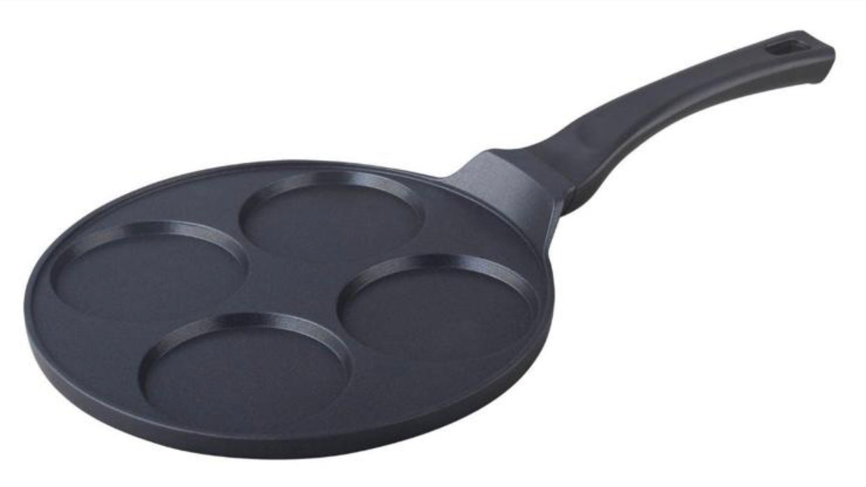 Crêpemaker - Baghrirpan - pancake 4 kop - zwart - inductie