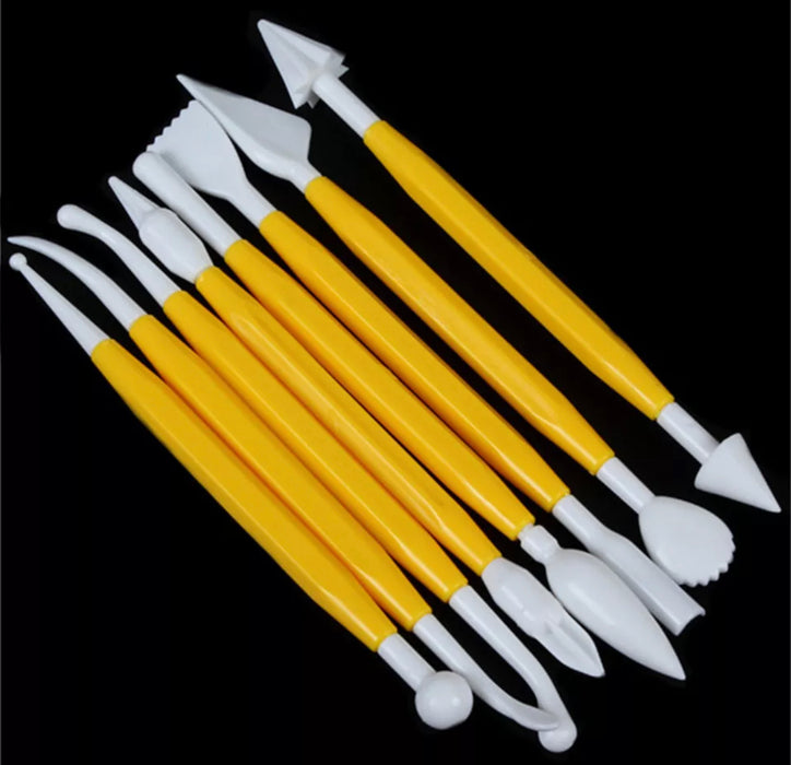 Polymeer klei gereedschap (8 stuks)