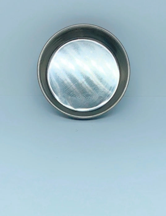 ronde bakvormen, zilver