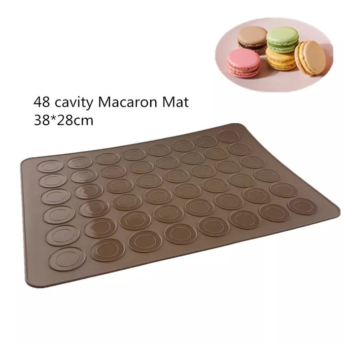 Macaron Mat , Siliconen Bakmat Macarons 30x40cm / 48 macarons