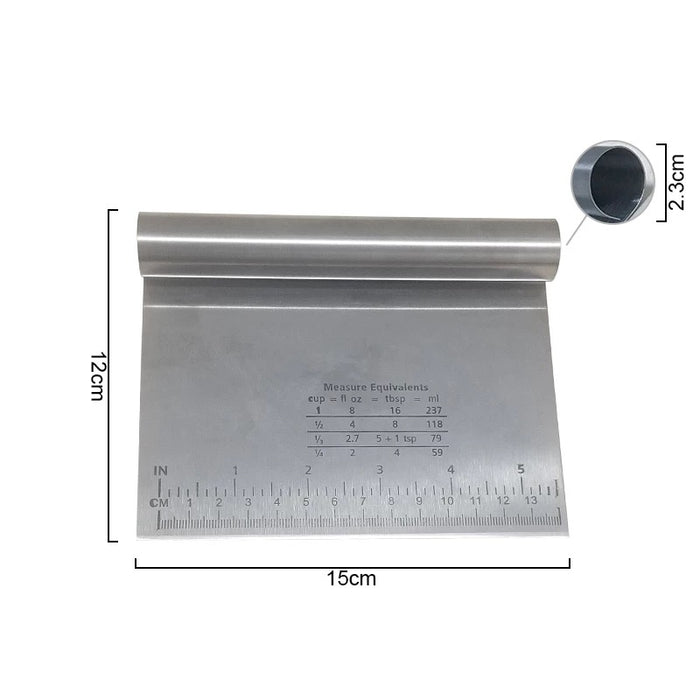 Deegsnijder , spatel inox (15cm)