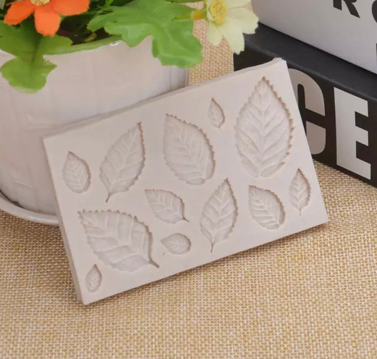 Silicone, mold blaadjes