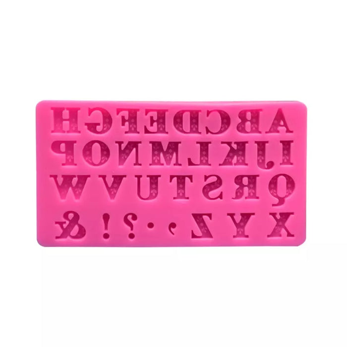 Silicone mold alfabet