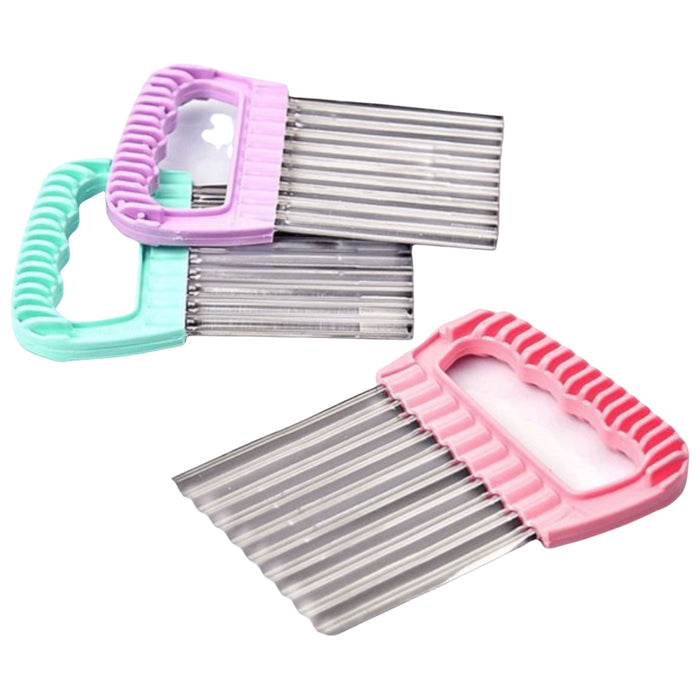 aardappelmes met Golfsnijder B:8,6cm( 1stuk)