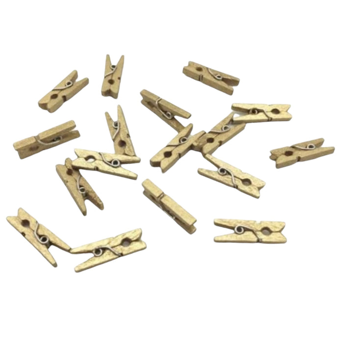 Houten Mini Knijpertjes (100 stuks)