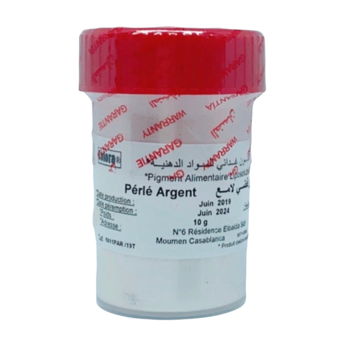 Eetbaar glitters zilver poeder( 10g )