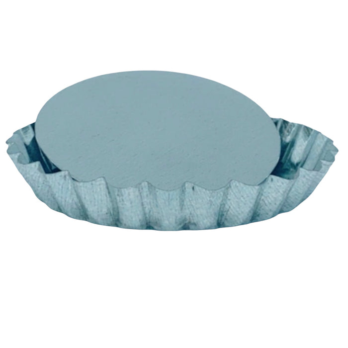 ronde geribbelde bakvormen, losse bodem (9cm)