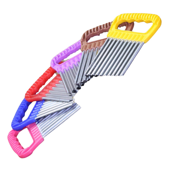 aardappelmes met Golfsnijder B:8,6cm( 1stuk)