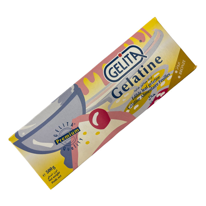 Gelatine blaadjes Halal , Rundergelatine(500g)