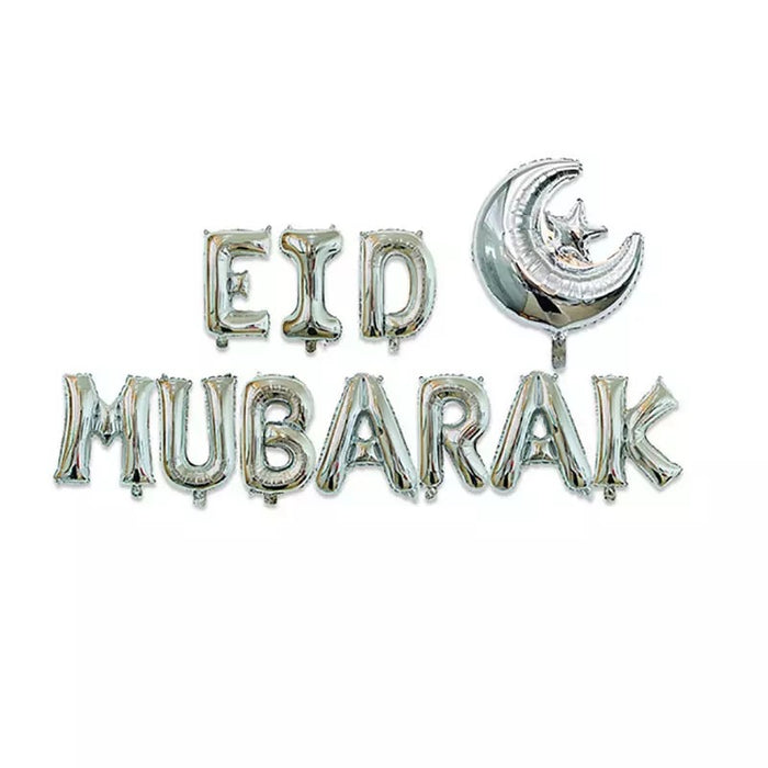 Folieballonen  letters slingers Eid Mubarak