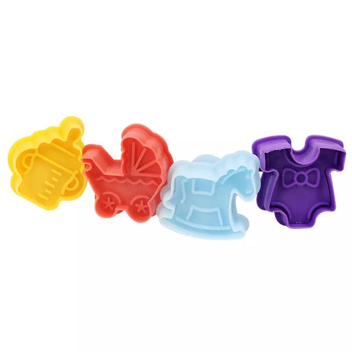 uitsteekvormpjes baby shower( 4stuks )