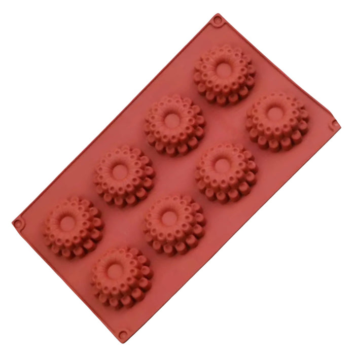 Siliconen grote bloemen vorm -8
