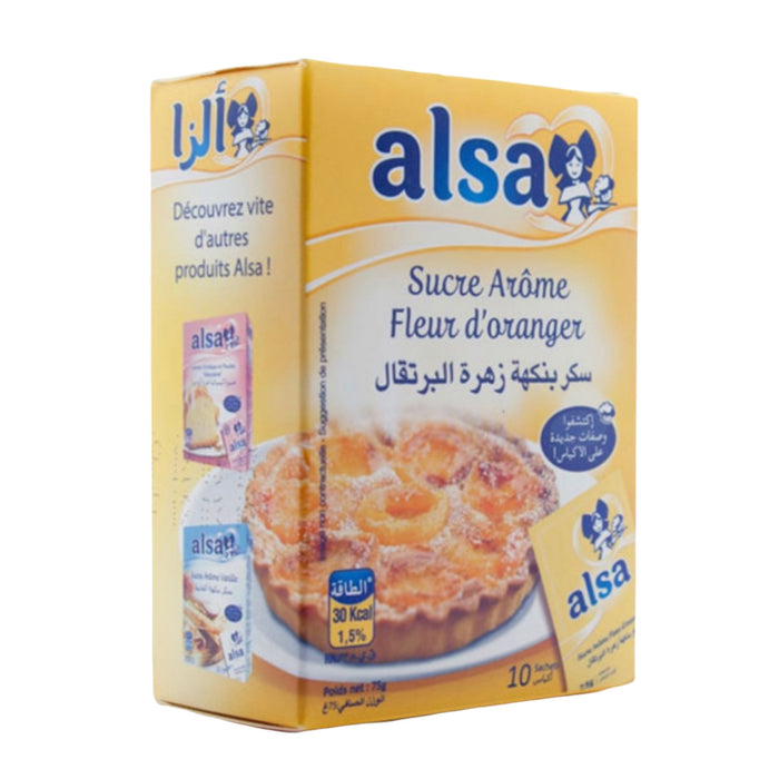 alsa baksuiker met sinaasappel bloemen smaak (75g)