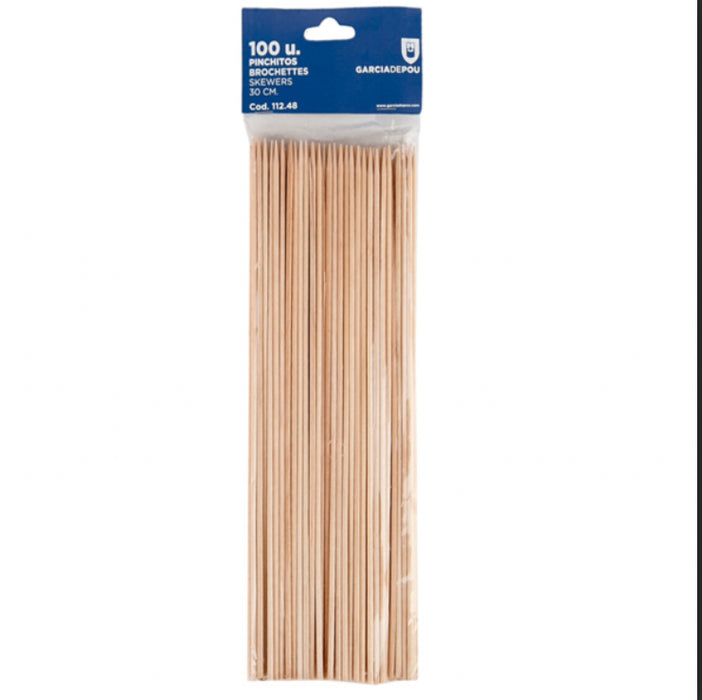 Bamboe, sate prikkers ,(100stuks)