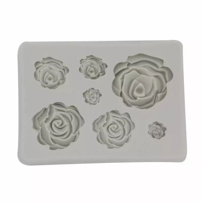 Silicone mold rose (7)