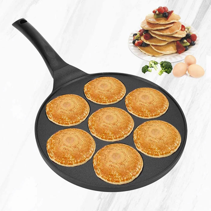Mini pancake pan Smiley ,pannenkoekenpan , Crêpemaker - 7