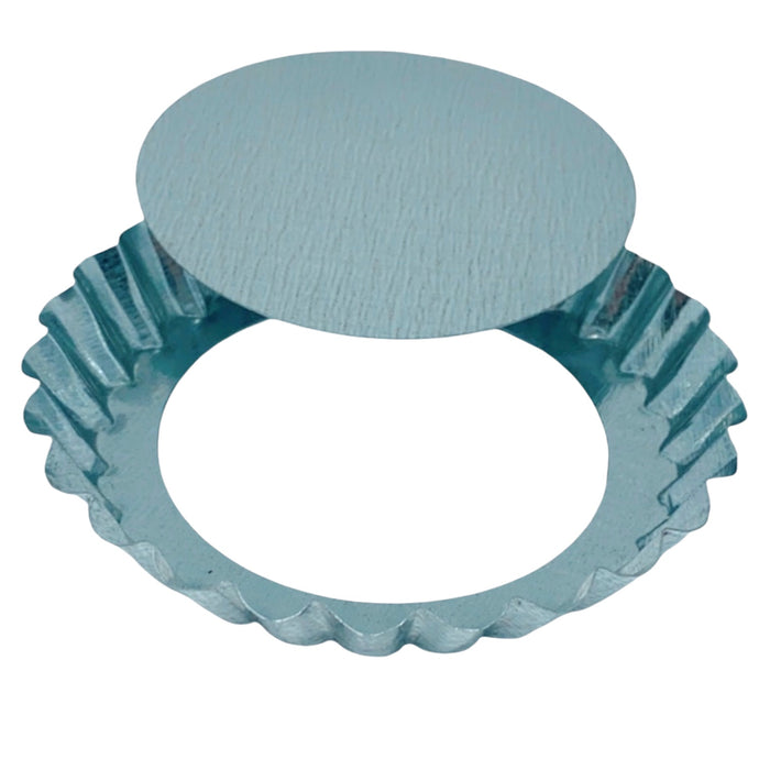 ronde geribbelde bakvormen, losse bodem (9cm)