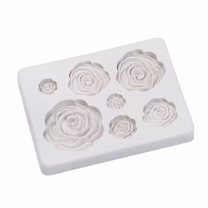 Silicone mold rose (7)
