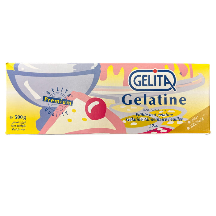 Gelatine blaadjes Halal , Rundergelatine(500g)