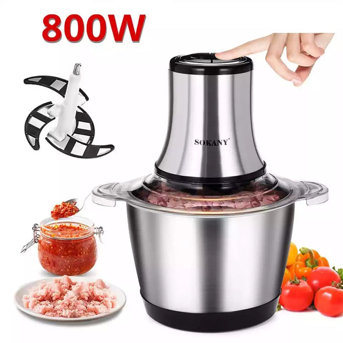 elektrische chopper inox beker /1,2L  (350W)