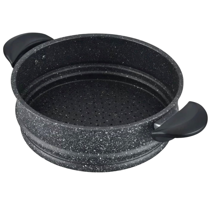 Couscouspan, Stoompan, Zwart 12L-Ø24cm