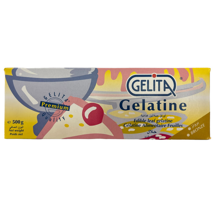 Gelatine blaadjes Halal , Rundergelatine(500g)