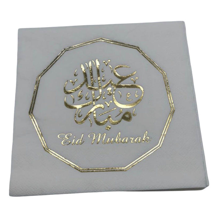 Eid mubarak servetten  (12stuks)