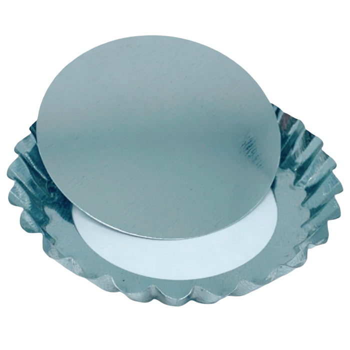 ronde geribbelde bakvormen, losse bodem (9cm)