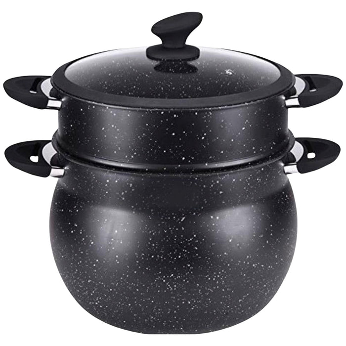 Couscouspan, Stoompan, Zwart 12L-Ø24cm