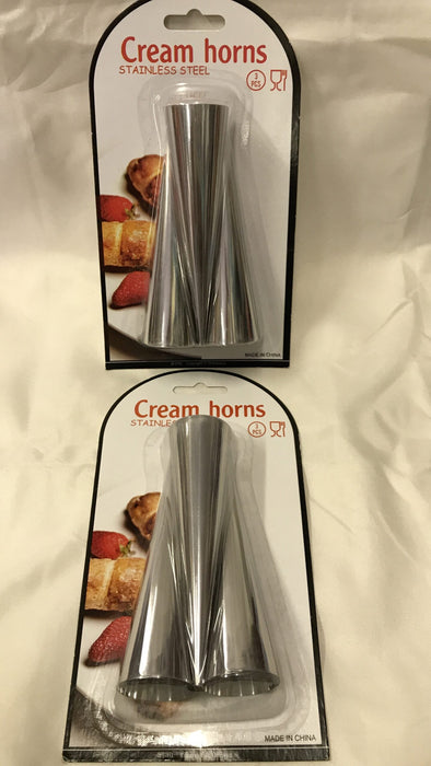 Cream hoorntjes mini 3pcs